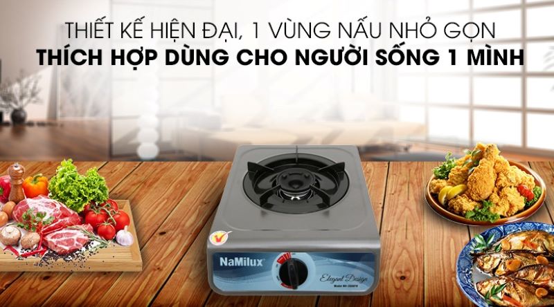 Các loại bếp gas đơn NaMilux
