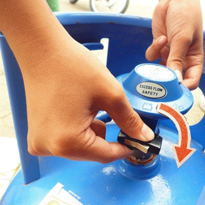 Cách mở van bình gas khi bị kẹt quá chặt