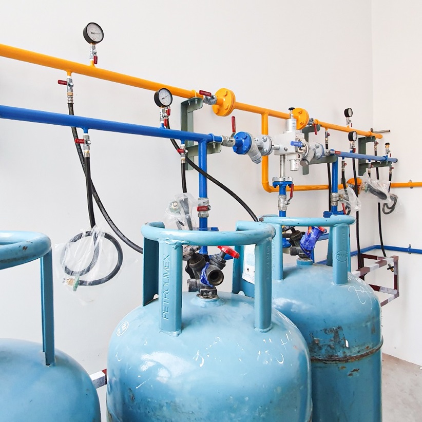 lắp đặt hệ thống gas cho lò đốt công nghiệp
